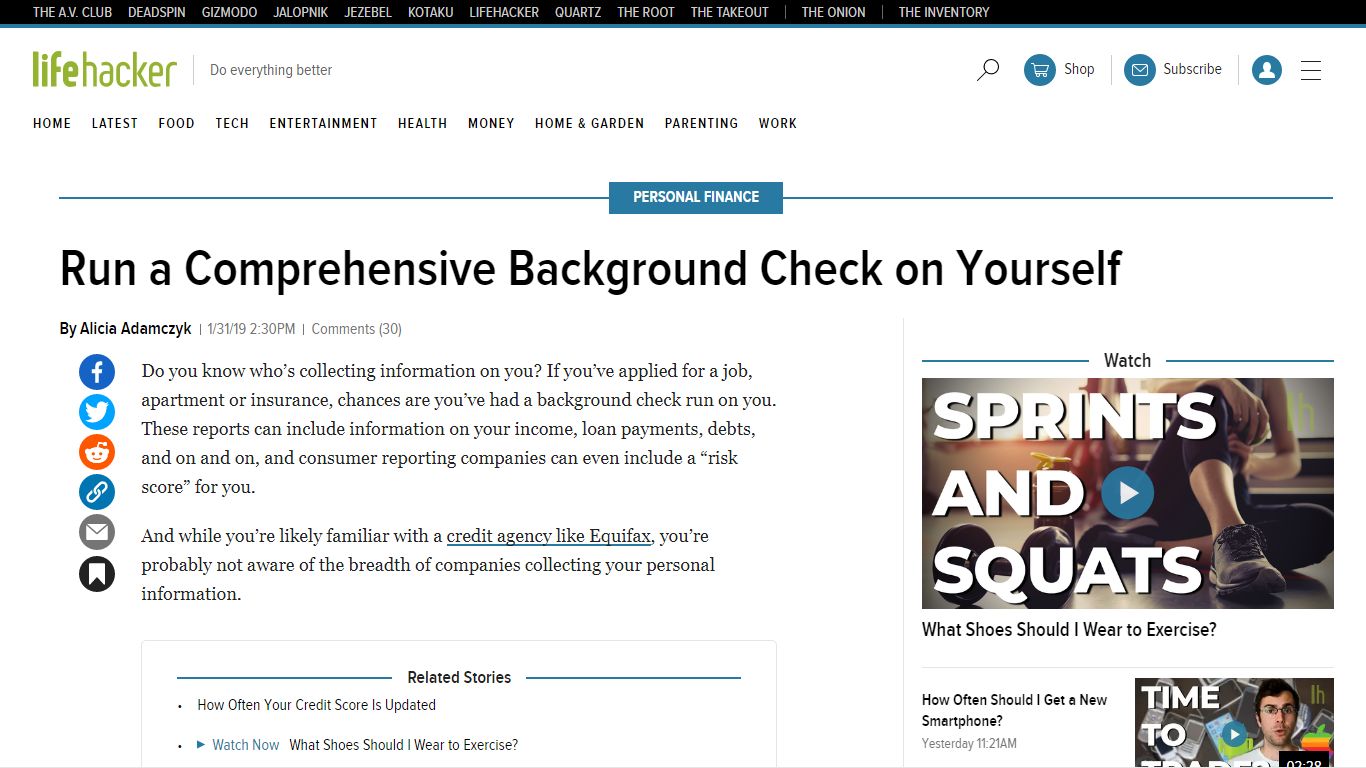 Run a Comprehensive Background Check on Yourself - Lifehacker